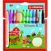 Viltstift STABILO Trio Jumbo set 12 kleuren