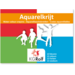 Aquarelkrijt assorti, 12 stuks