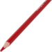 Kleurpotloden | de Rolf groep | driekantig rood, 12 stuks