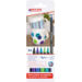 Porseleinstiften edding E4200 koele kleuren 1-4 mm, 6 stuks
