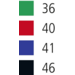 Overheadschrijver STABILO uitwisbaar ass. 4 stuks