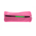 Schooletui rond 21 x 8,5 cm, roze