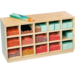 Potloodvakkenkast hout 60 x 19 x 31 cm