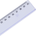 Liniaal plastic 30 cm, 20 stuks