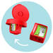 Puntenslijper met container STABILO o.a voor Woody/Markdry