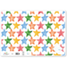 Tekenschriften blanco, sterren, 21 x 29,7 cm (A4), 120 gr (25 stuks)