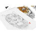 Tekenblok A4 wit 200 gram, 20 vel