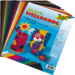 Ribbelkarton fijne golf 25 x 35 cm assorti, 10 vel