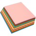 Dik engels karton 50 x 70 cm 90 vel, 15 kleuren ass. 290 grs.