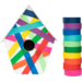 Washi Tape regenboog kleuren assorti 15 mm x 5 mtr, 10 stuks