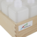 Lijmflacon 250 ml leeg transparante dop, 16 stuks in kist