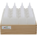 Lijmflacon 250 ml leeg transparante dop, 16 stuks in kist