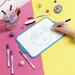 Whiteboard/wisbord BIC Velleda 19 x 26 cm blauw. 24 stuks