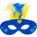 Superhelden maskers vilt 18 x 10 cm, 12 stuks