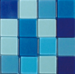 Acrylmozaïek ass. 10 kleuren totaal 2460 steentjes