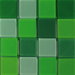 Acrylmozaïek ass. 10 kleuren totaal 2460 steentjes