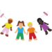Foam wereldfamilie tussen de 2 en 14 cm, 237 stuks