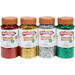 Glitter biologisch afbreekbaar 120 gram assorti, 4 stuks