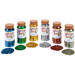 Glitter biologisch afbreekbaar 120  gram assorti, 6 stuks