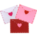 Vilt 20 x 30 cm valentijn assortiment, 25 stuks