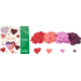 Foamstickers hartjes assorti, 200 stuks