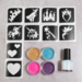 Schmink Prinsess glittertattoo set