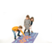 Rolf More - Woordjes lopen tweetekenklanken, 100 x 200 cm, vinyl