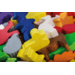 Houten figuren inheemse dieren, set van 84 stuks