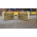 Fantasie bouwblok set groot ( 2 trolleys met blokken), (excl. Montage)