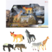 Dierentuindierenset, 6 stuks