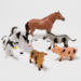 Boerderijdierenset, 6 stuks