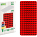 BiOBUDDi Education bouwplatenset 1x blauw, 1x groen, 1x rood en 1x geel