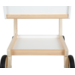 Small Foot - houten supermarkt winkelwagen wit