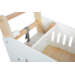 Small Foot - houten supermarkt winkelwagen wit