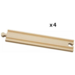 Brio World Lange rails recht (4 stuks)