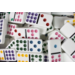 Domino dubbel 9 in blik