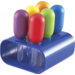 Jumbo pipetten in een standaard