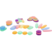 Kiezelstenen Junior in transparante regenboogkleuren