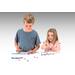 Fiches dubblzijdig rood/blauw (50 stuks)