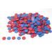 Fiches dubbelzijdig rood/blauw (400 stuks)