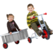 Aanhanger verzinkt incl. grijze bak 60 × 40 × 22 cm