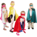 Verkleedkleding superhelden set van 4, 4-7 jaar