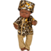 Poppenkledingset multi-cultureel voor poppen vanaf 38 cm