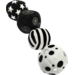 Activiteiten sensorisch ballen zwart en wit zachte 4 stuks