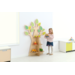 Boomboekenkast voor aan de muur, (excl. Montage)