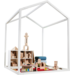 Huisje van balken 6x6 cm, hout 2x2x2 m, dakhoogte 2,5 m