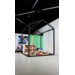 Huisje van balken 6x6 cm, hout 2x2x2 m, dakhoogte 2,5 m