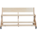 Zitbank Flex 180 cm HPL toplaag ahorn