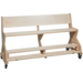 Zitbank Flex 120 cm HPL toplaag ahorn