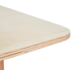 Tafel Flex 150 HPL toplaag Ahorn, 150 x 80 cm , met rechte poten